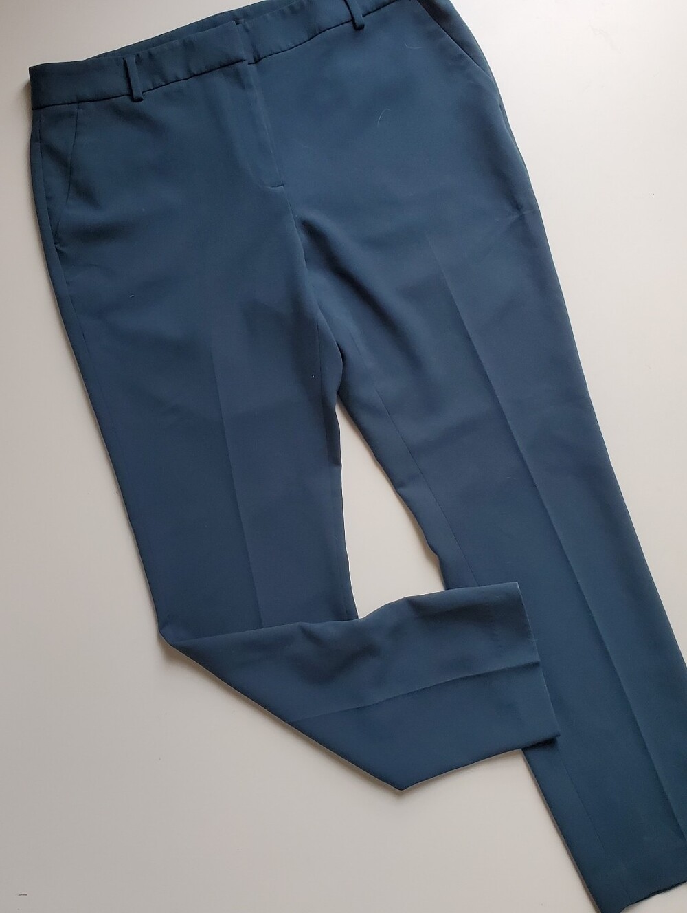 Tailored Peacock Green Pants - Picture 2 of 4
